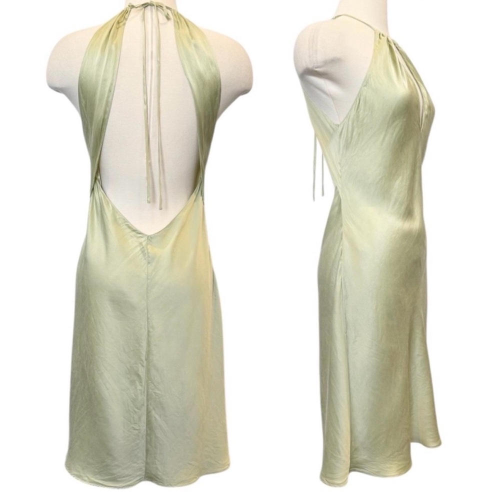 Silk Victoria secret backless slip dress